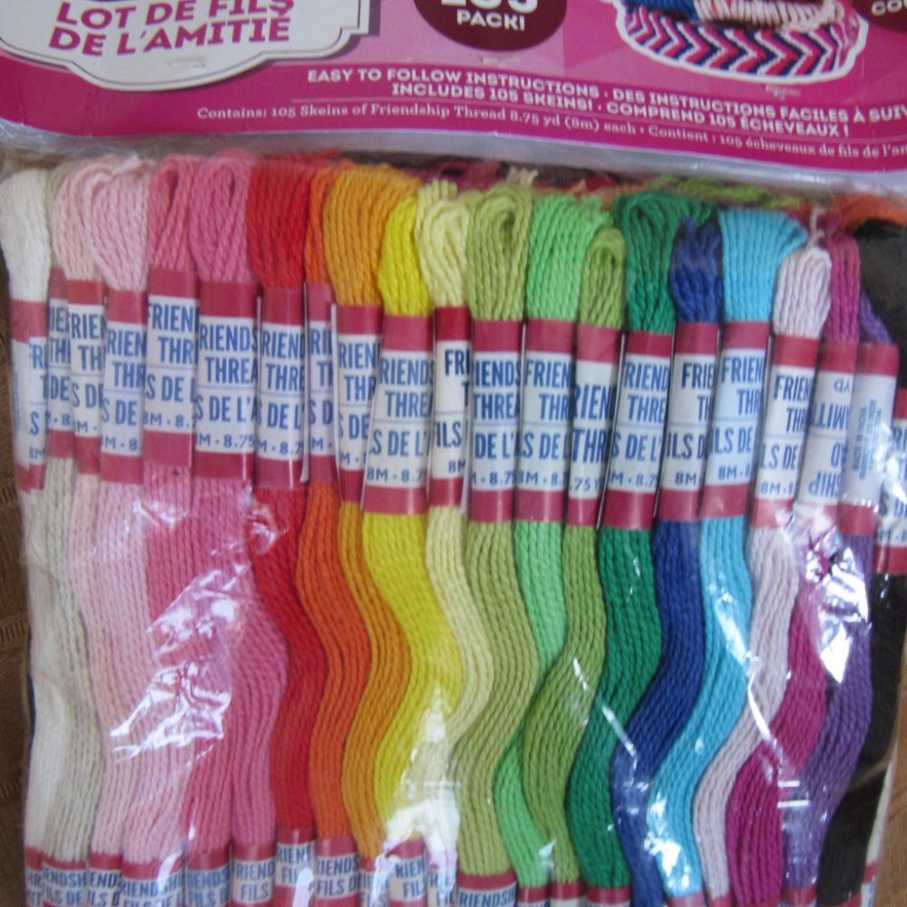 3 packs of Embroidery Yarn,  177sks, Cotton